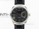 Cellini Date VF Best Edition SS Black Dial Sticks Markers on Black Leather Strap A3165