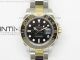 GMT-Master II 116713 LN Noob 1:1 Best Edition YG Wrapped Bezel Black Dial on SS/YG Bracelett