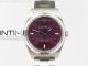 Oyster Perpetual 39mm 114300 904L SS ARF 1:1 Best Edition Red Grape Dial on 904L Bracelet SH3132