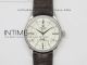Cellini 50509 BP Maker SS Crystal Bezel White Dial on Brown Leather Strap