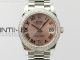 Datejust 31mm 278275 SS Crystals bezel BP Best Edition Pink Roman Markers Dial(@6 Crystal Marker) on SS President Bracelet