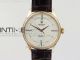 Cellini 50509 RG V4 MK 1:1 Best Edition White Dial on Brown Leather Strap A3132