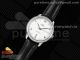 De Ville Date SS MKF 1:1 Best Edition White Dial on Black Leather Strap A8800