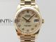 Datejust 31mm 278275 RG BP Best Edition White MOP Crystal Markers Dial on RG President Bracelet