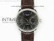 Cellini Date BP Maker SS Black Dial on Brown Leather Strap A2824