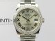 Datejust 31mm 278275 SS Crystals bezel BP Best Edition Silver Roman Markers Dial(@6 Crystal Marker) on SS President Bracelet